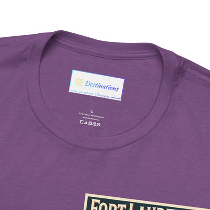 Vintage Fort Lauderdale Unisex Jersey Short Sleeve Tee