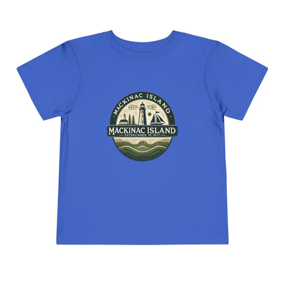 Vintage Mackinac Island Unisex Toddler Short Sleeve Tee