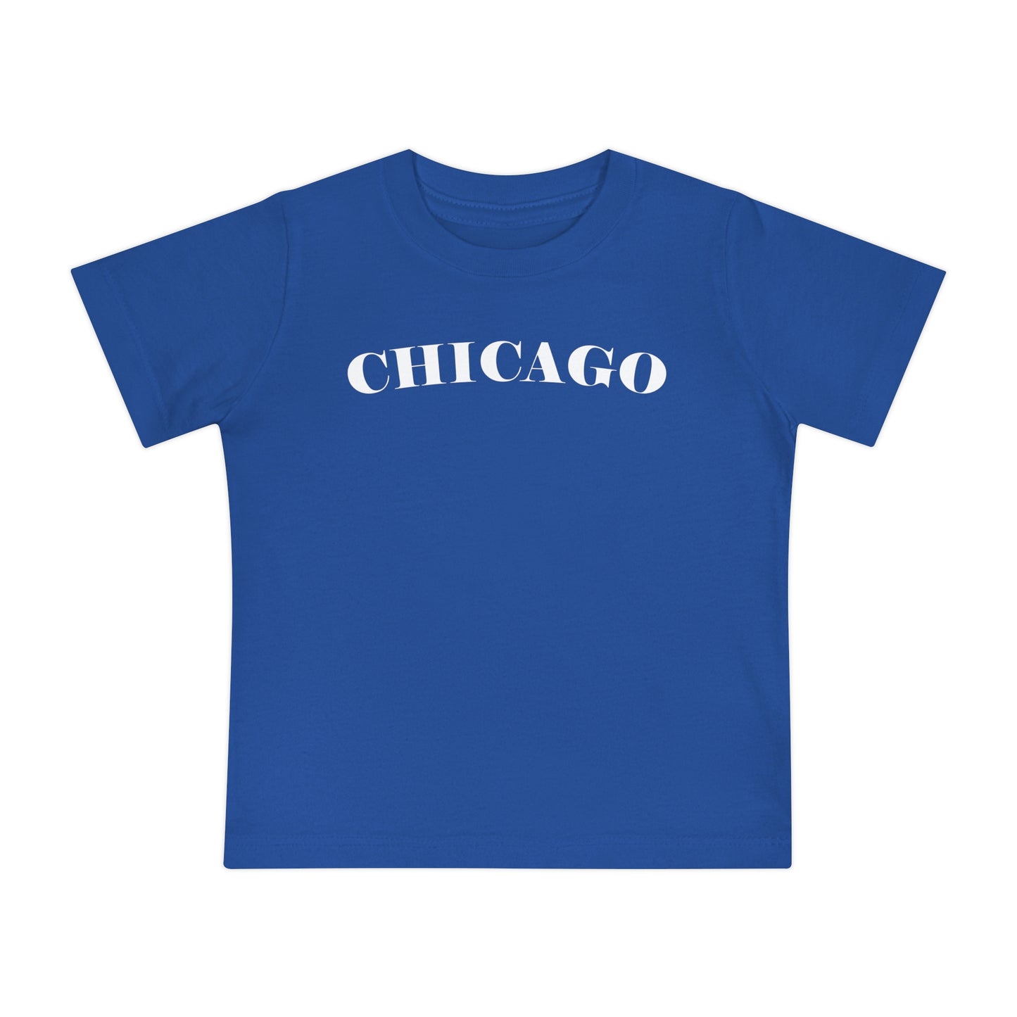 Mystery Noir Chicago Skyline Sunset Unisex Baby Short Sleeve T-Shirt