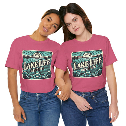 Lake Life Best Life Jersey Short Sleeve Tee