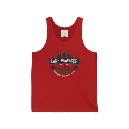 Vintage Lake Wawasee Unisex Jersey Tank