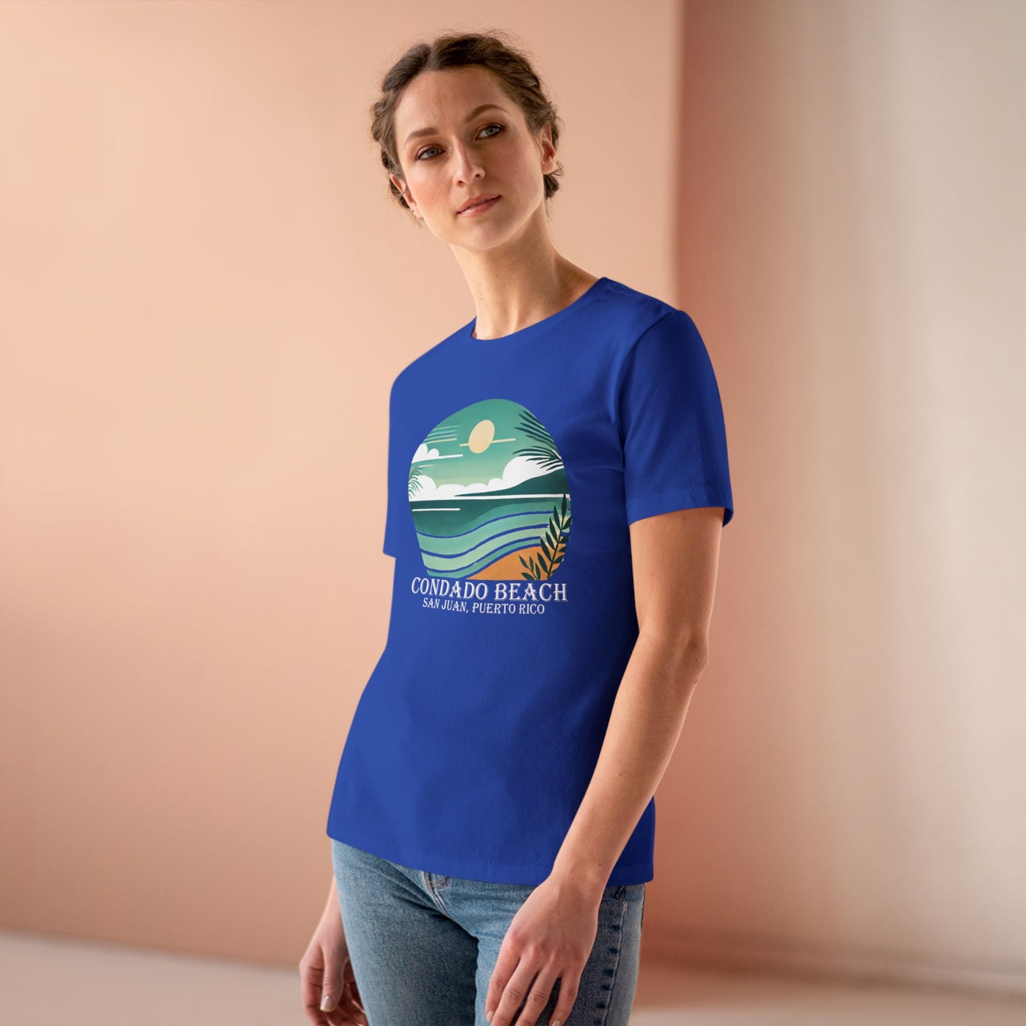 Coastal Vibes Condado Beach Women's Cotton Tee