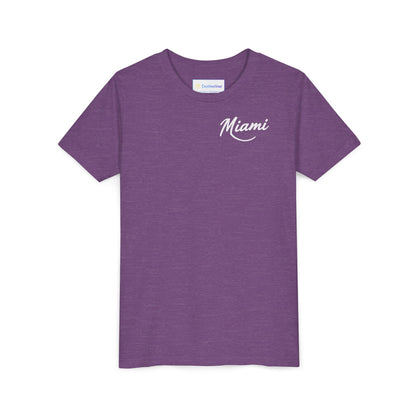 Retro Miami Unisex Youth Short Sleeve Tee