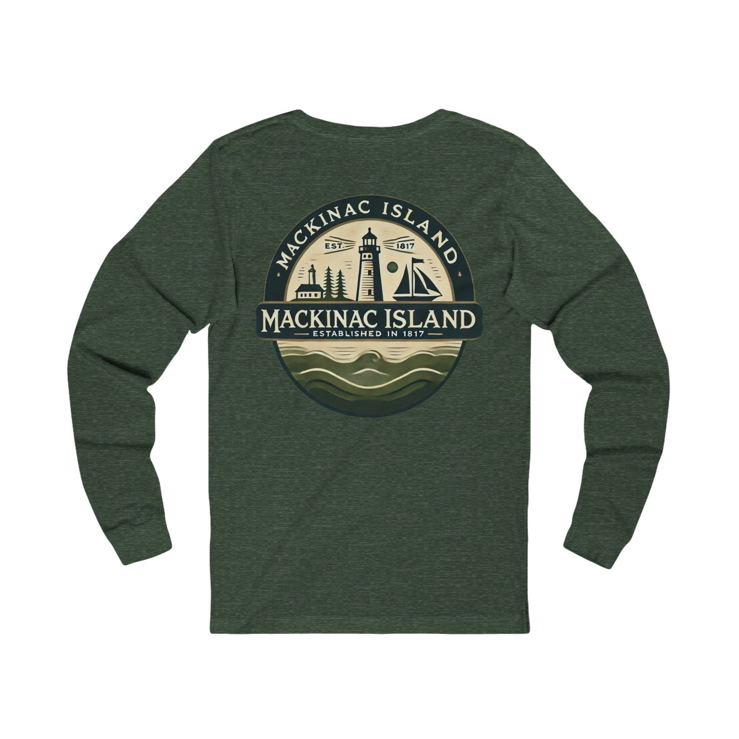 Vintage Mackinac Island Unisex Jersey Long Sleeve Tee