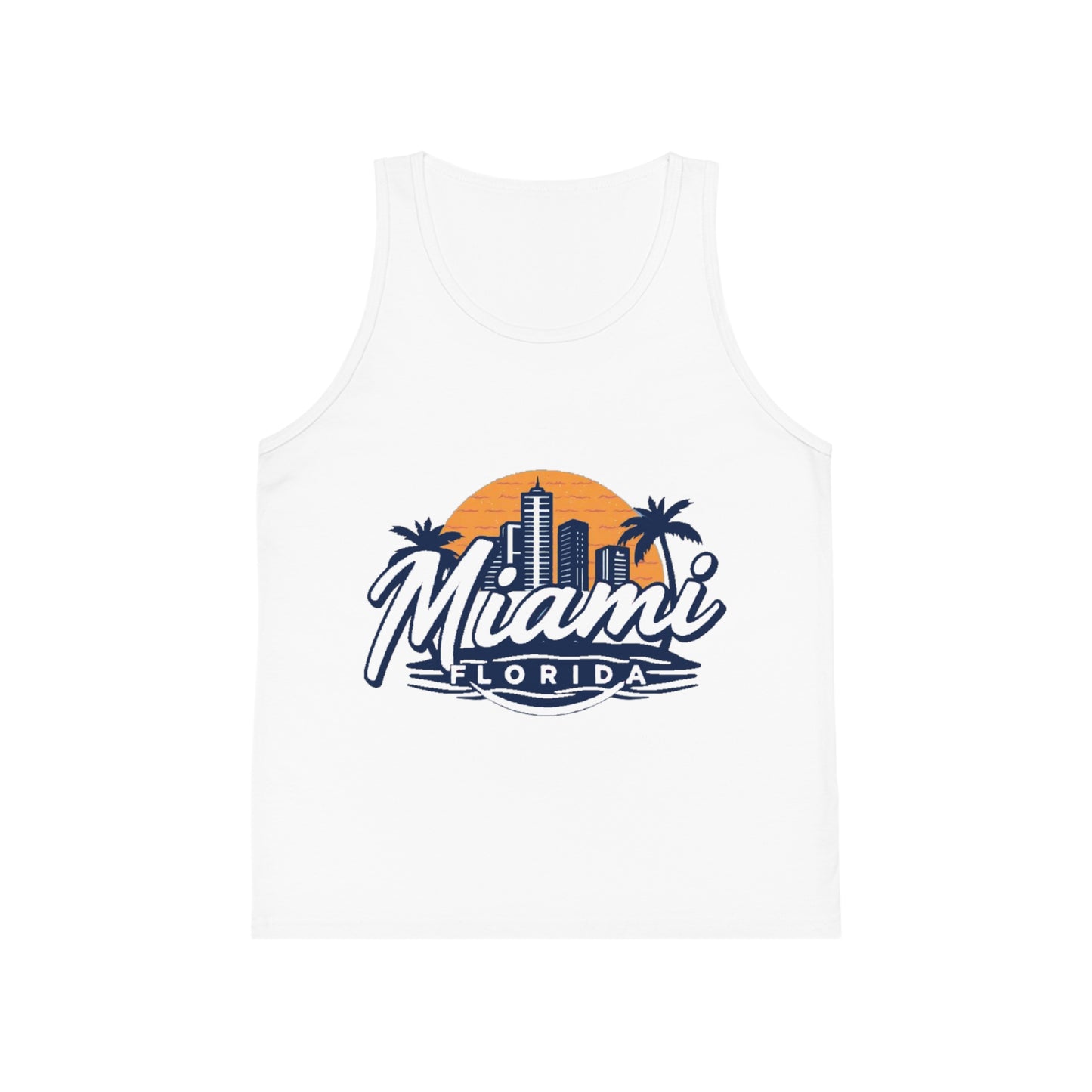 Retro Miami Unisex Kids Jersey Tank Top