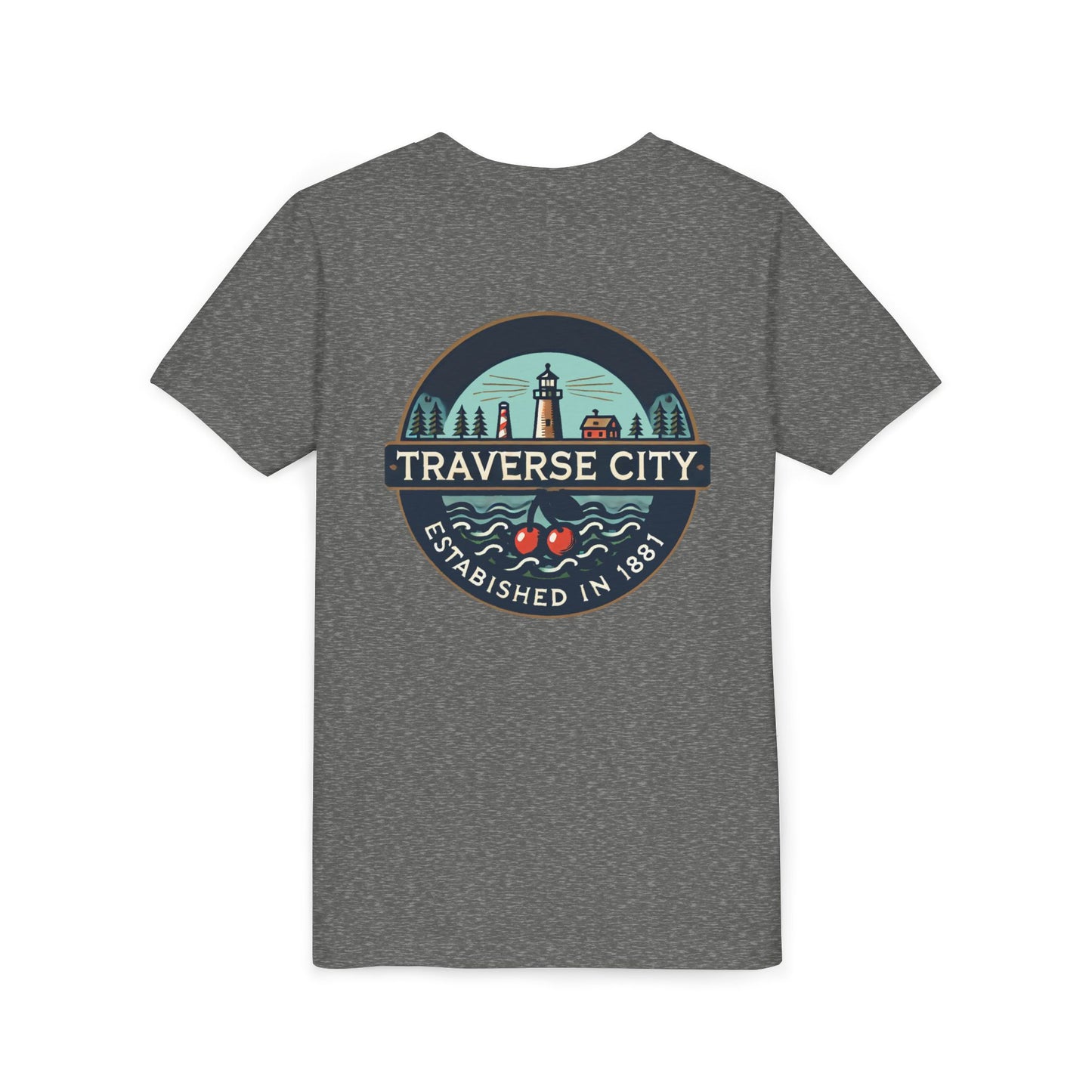 Vintage Traverse City Unisex Youth Short Sleeve Tee
