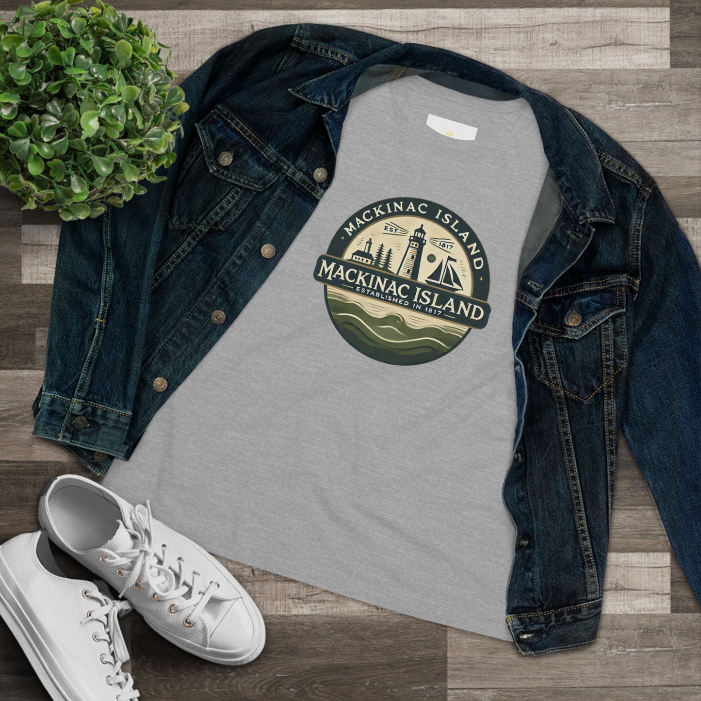 Vintage Mackinac Island Women's Cotton Tee