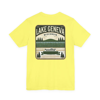 Vintage Lake Geneva Unisex Jersey Short Sleeve Tee