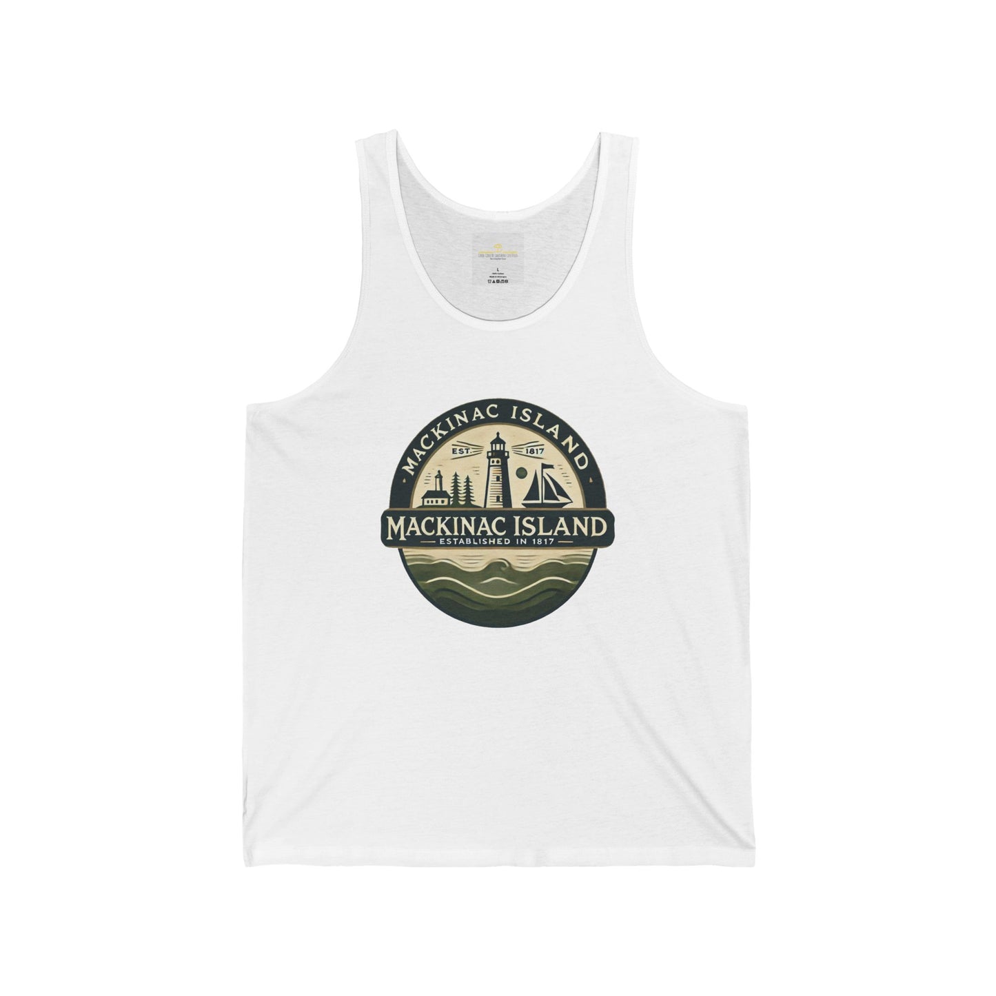 Vintage Mackinac Island Unisex Jersey Tank