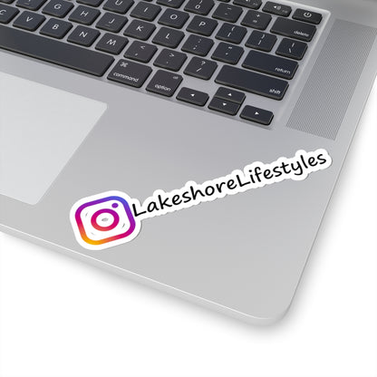 Lakeshore Lifestyles Instagram Kiss-Cut Sticker
