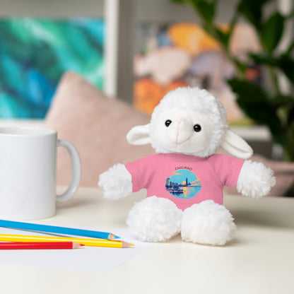 Retro Chicago Sunset Stuffed Animals with Tee