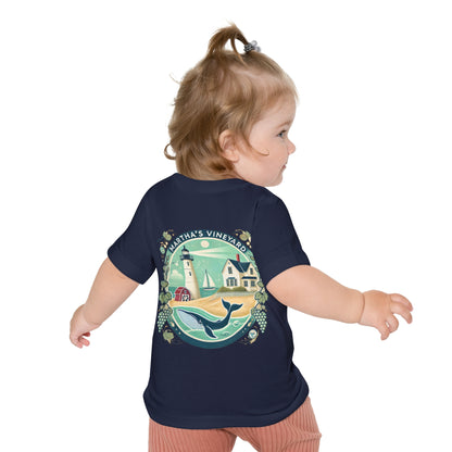 Vintage Martha's Vineyard Unisex Baby Short Sleeve T-Shirt