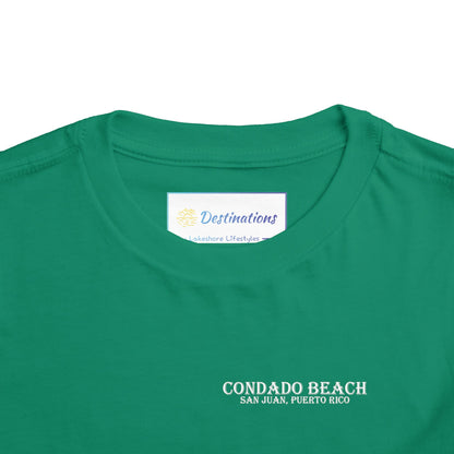 Coastal Vibes Condado Beach Unisex Toddler Short Sleeve Tee