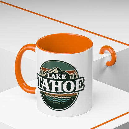 Vintage Lake Tahoe Accent Coffee Mug