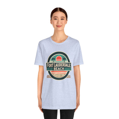 Vintage Fort Lauderdale Unisex Jersey Short Sleeve Tee