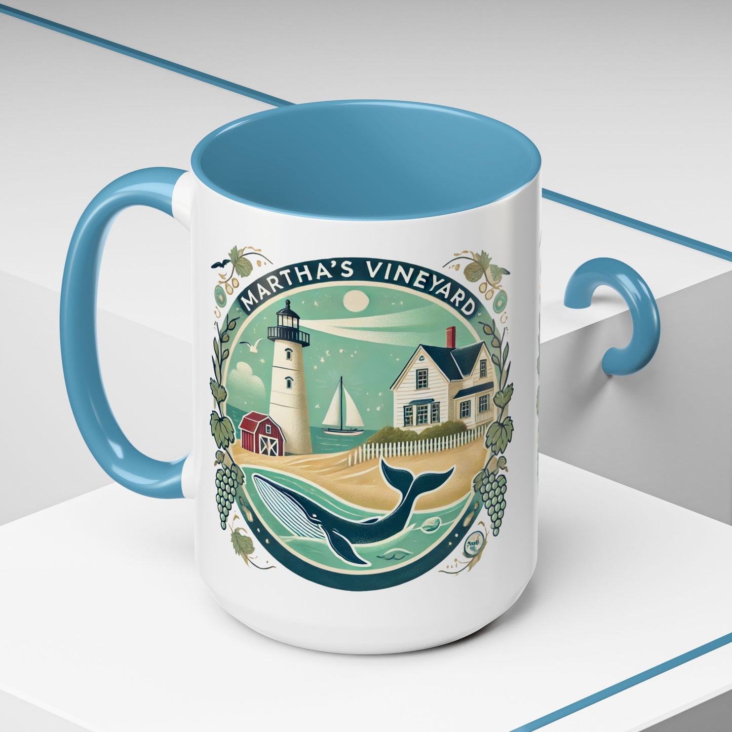 Vintage Martha's Vineyard Accent Coffee Mug