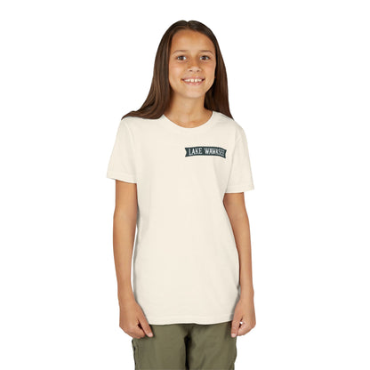 Vintage Lake Wawasee Unisex Youth Short Sleeve Tee