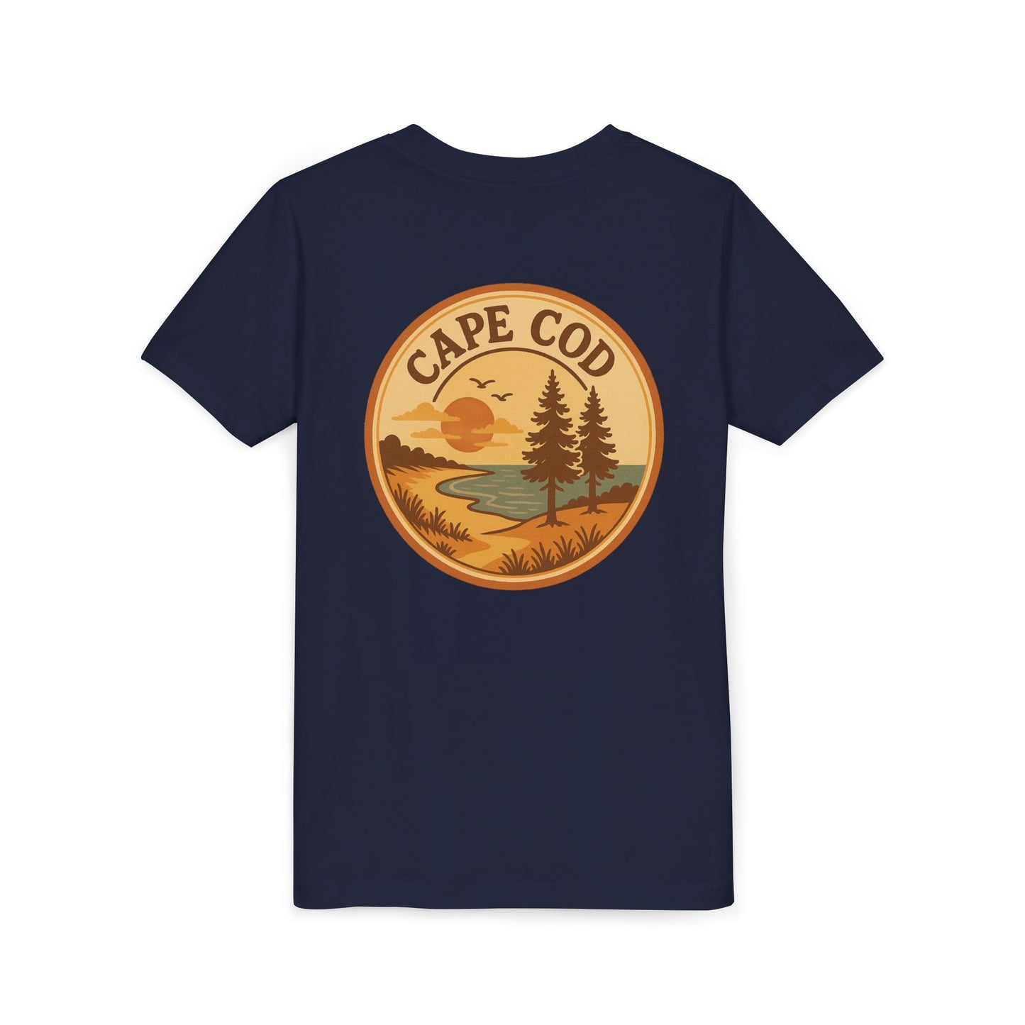 Rustic Cape Cod Unisex Youth Short Sleeve Tee