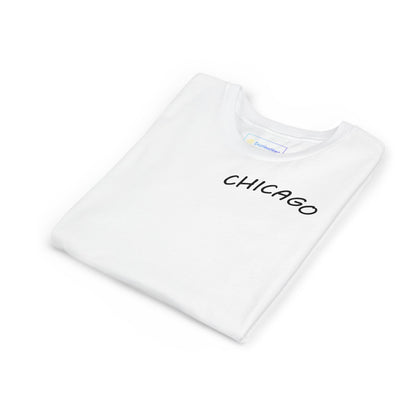 Retro Chicago Sunset Unisex Youth Short Sleeve Tee