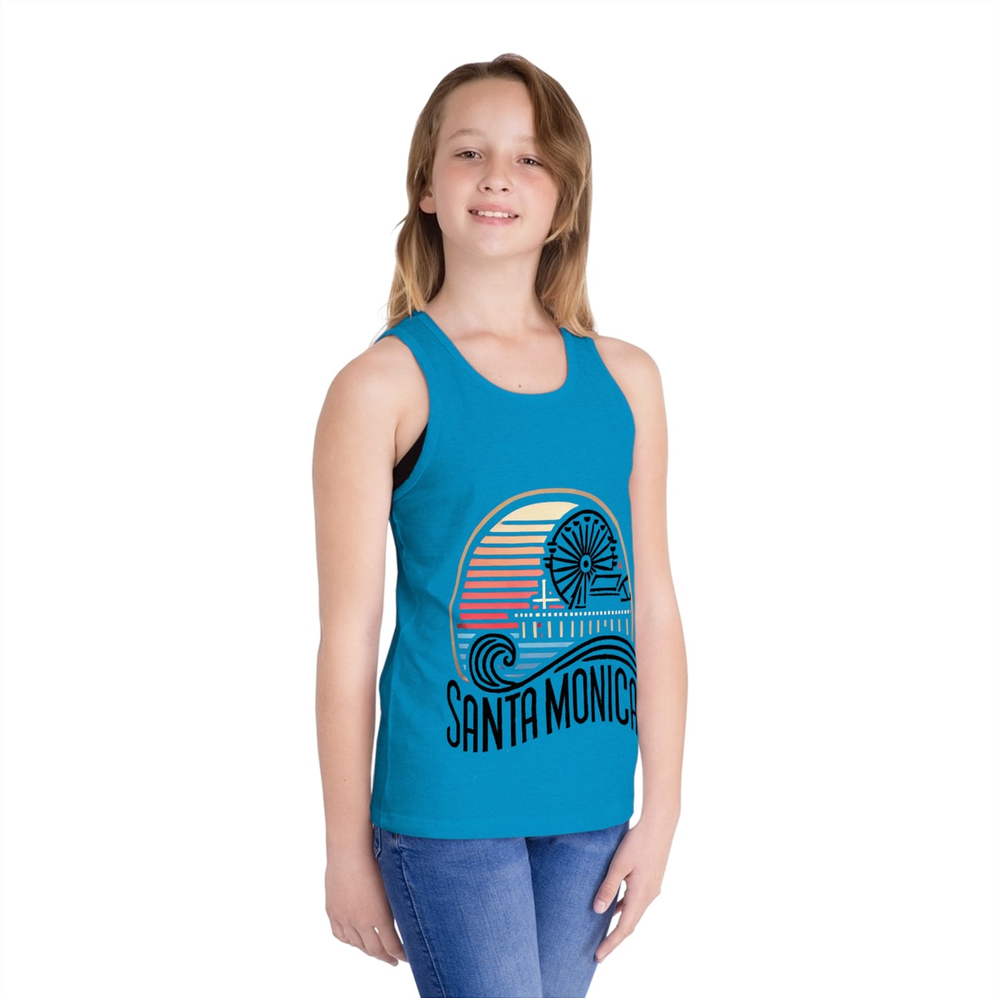 Vibrant Santa Monica Kid's Jersey Tank Top