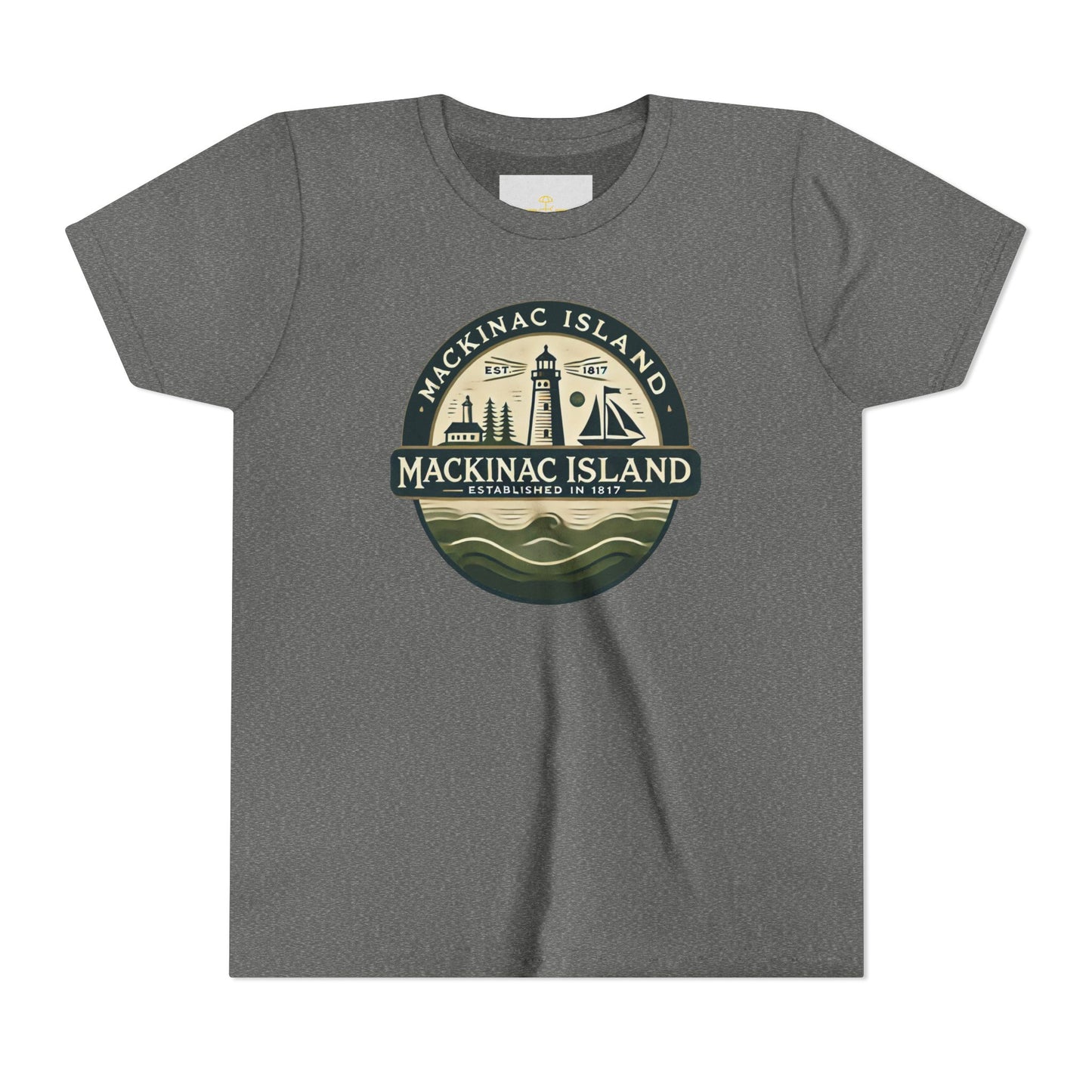 Vintage Mackinac Island Unisex Youth Short Sleeve Tee