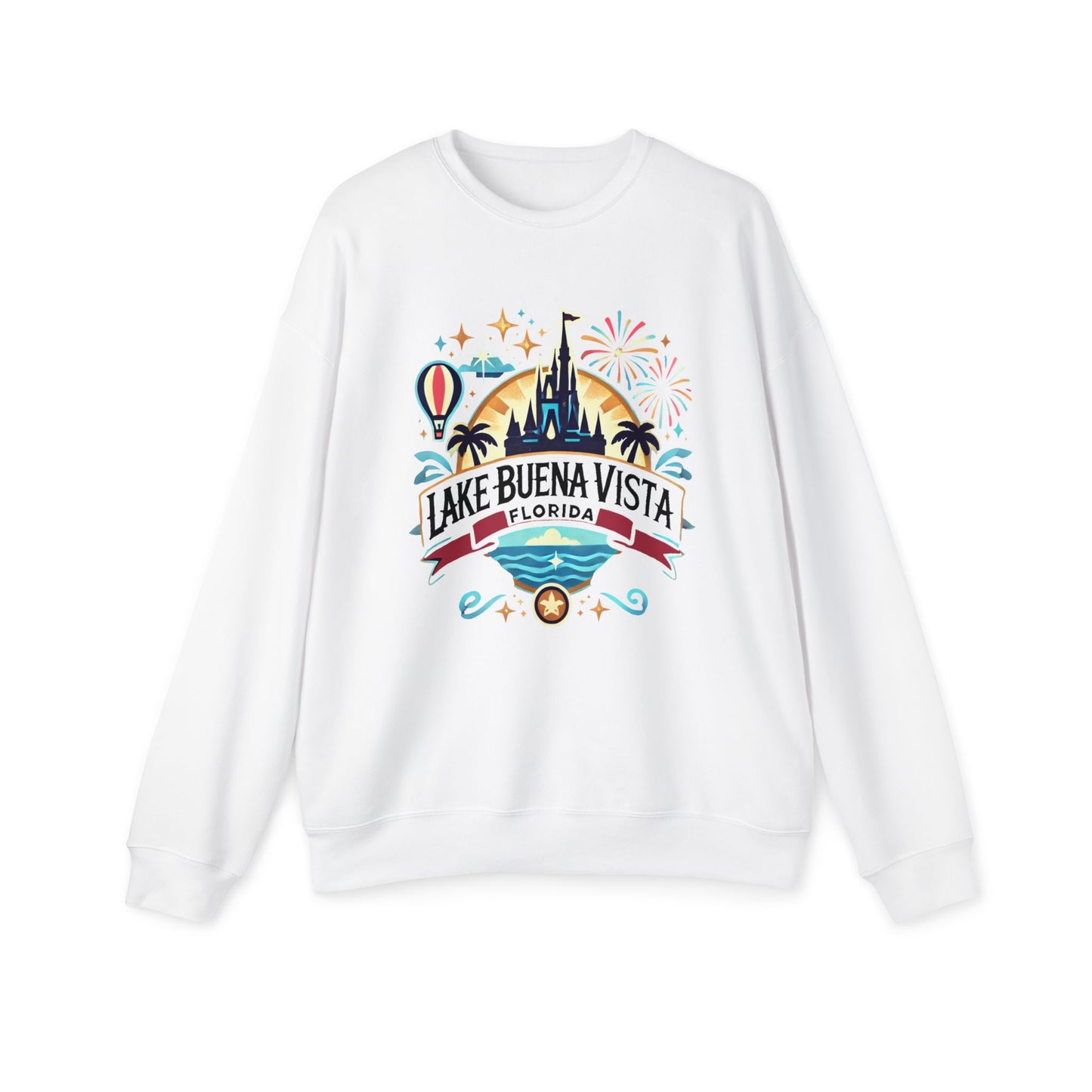 Adventurous Lake Buena Vista Unisex Drop Shoulder Sweatshirt