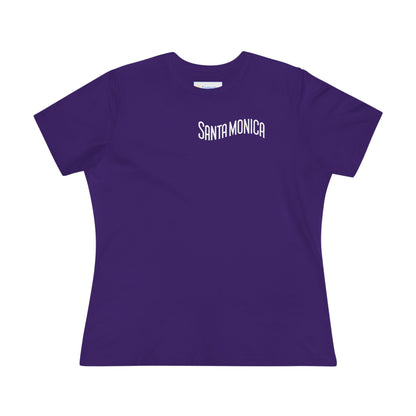 Vibrant Santa Monica Women's Cotton Tee