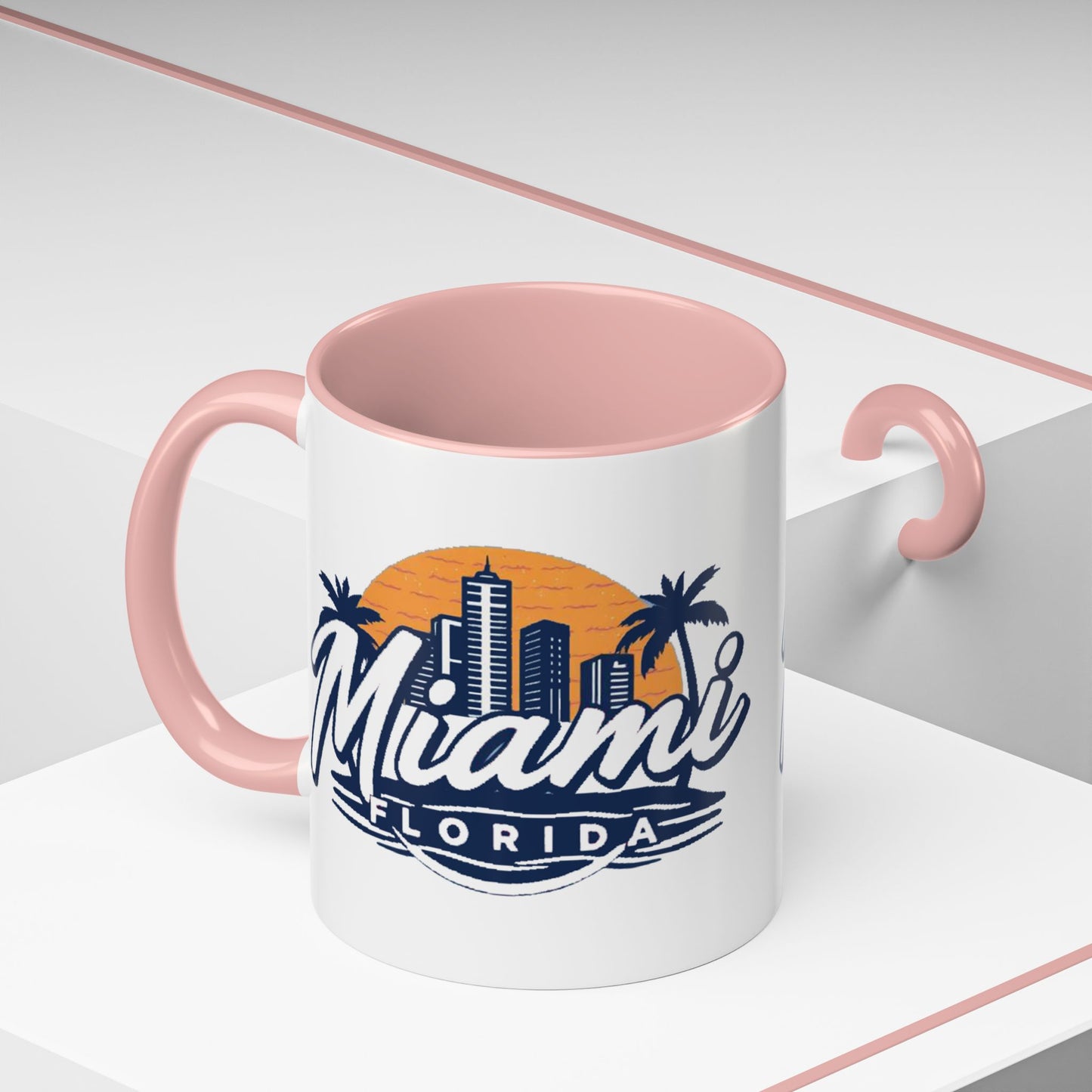 Retro Miami Accent Coffee Mug