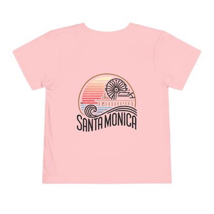 Vibrant Santa Monica Unisex Toddler Short Sleeve Tee
