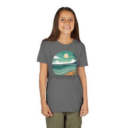 Coastal Vibes Condado Beach Unisex Youth Short Sleeve Tee