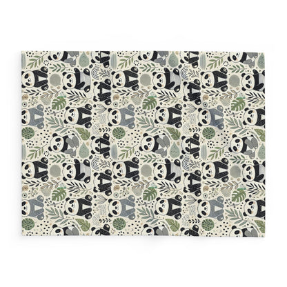 Happy Pandas Arctic Fleece Blanket