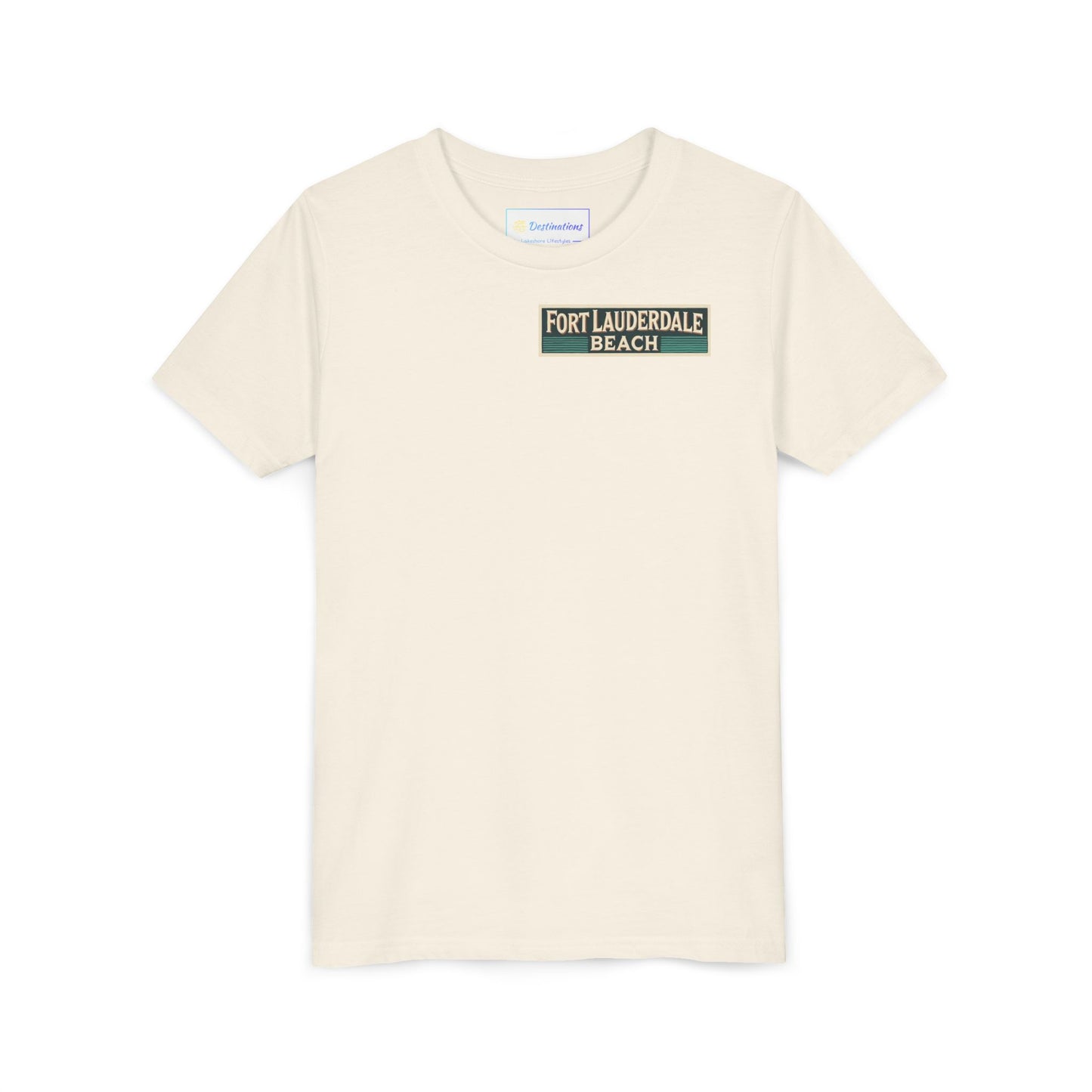 Vintage Fort Lauderdale Unisex Youth Short Sleeve Tee