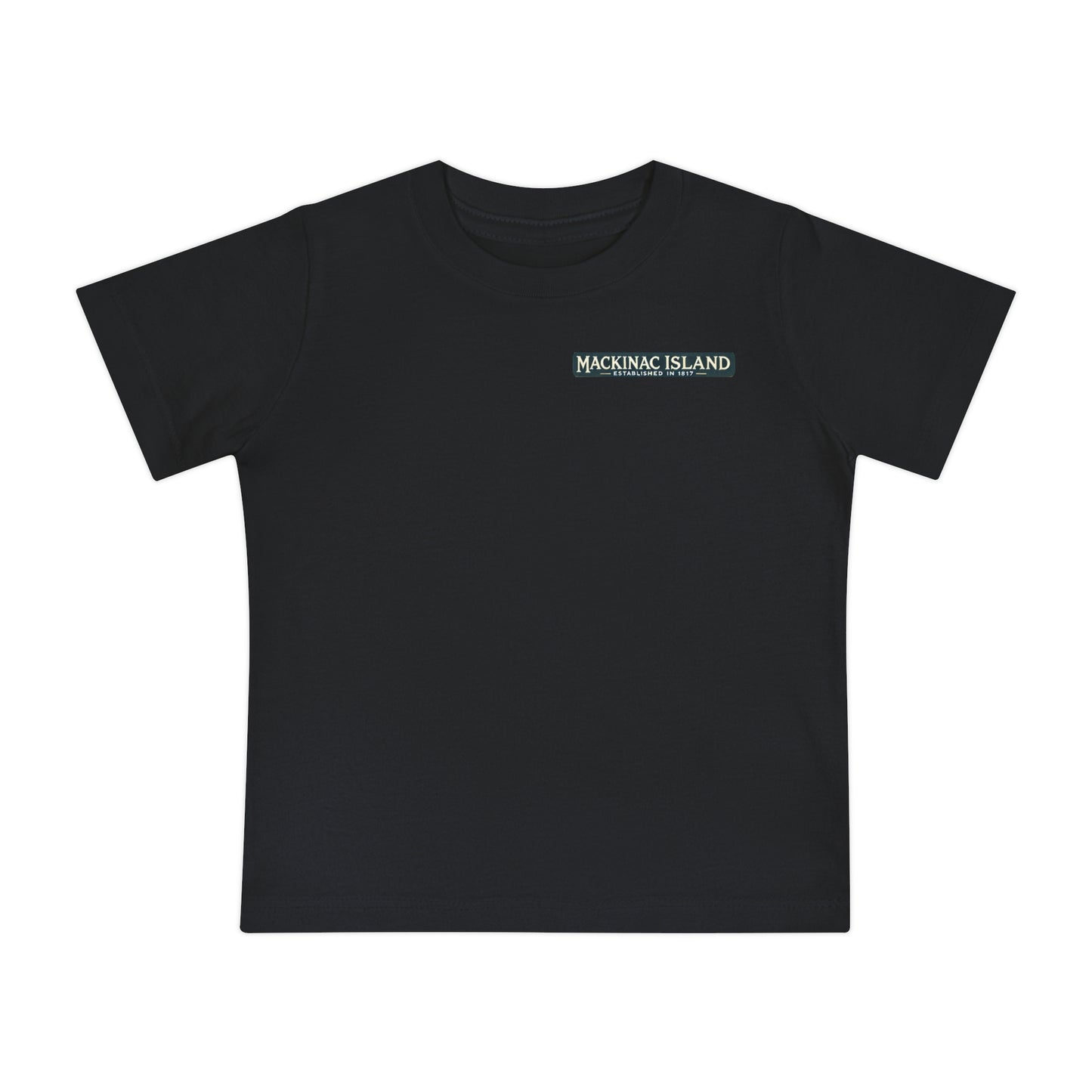 Vintage Mackinac Island Unisex Baby Short Sleeve T-Shirt