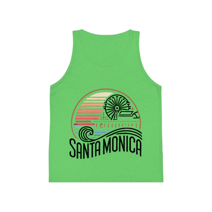 Vibrant Santa Monica Unisex Kids Jersey Tank Top