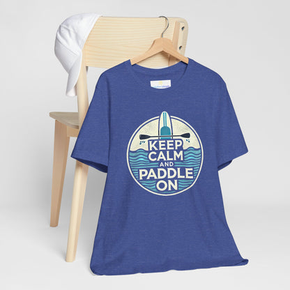 Keep Calm and Paddle On Jersey Short Sleeve Tee