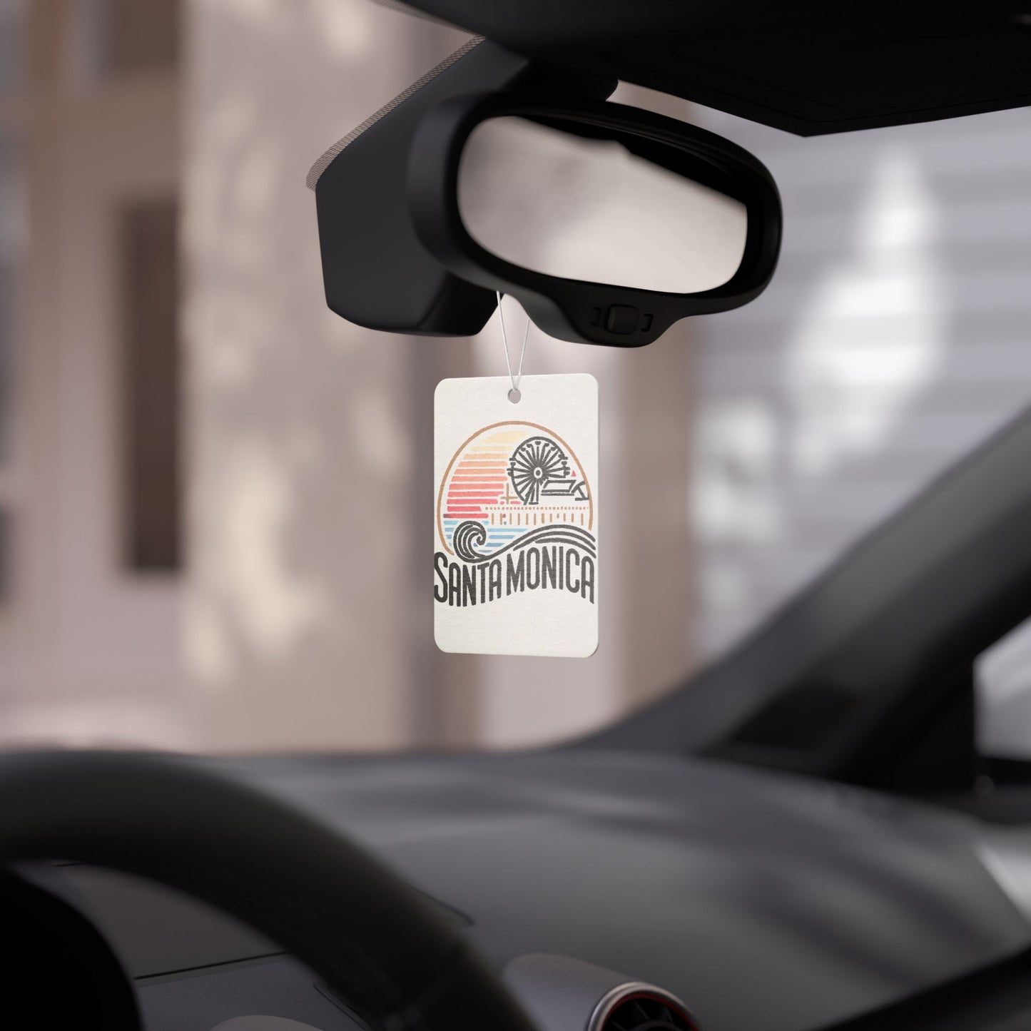 Vibrant Santa Monica Car Air Freshener