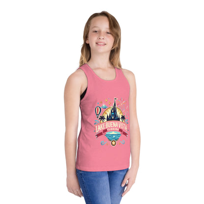 Adventurous Lake Buena Vista Unisex Kids Jersey Tank Top