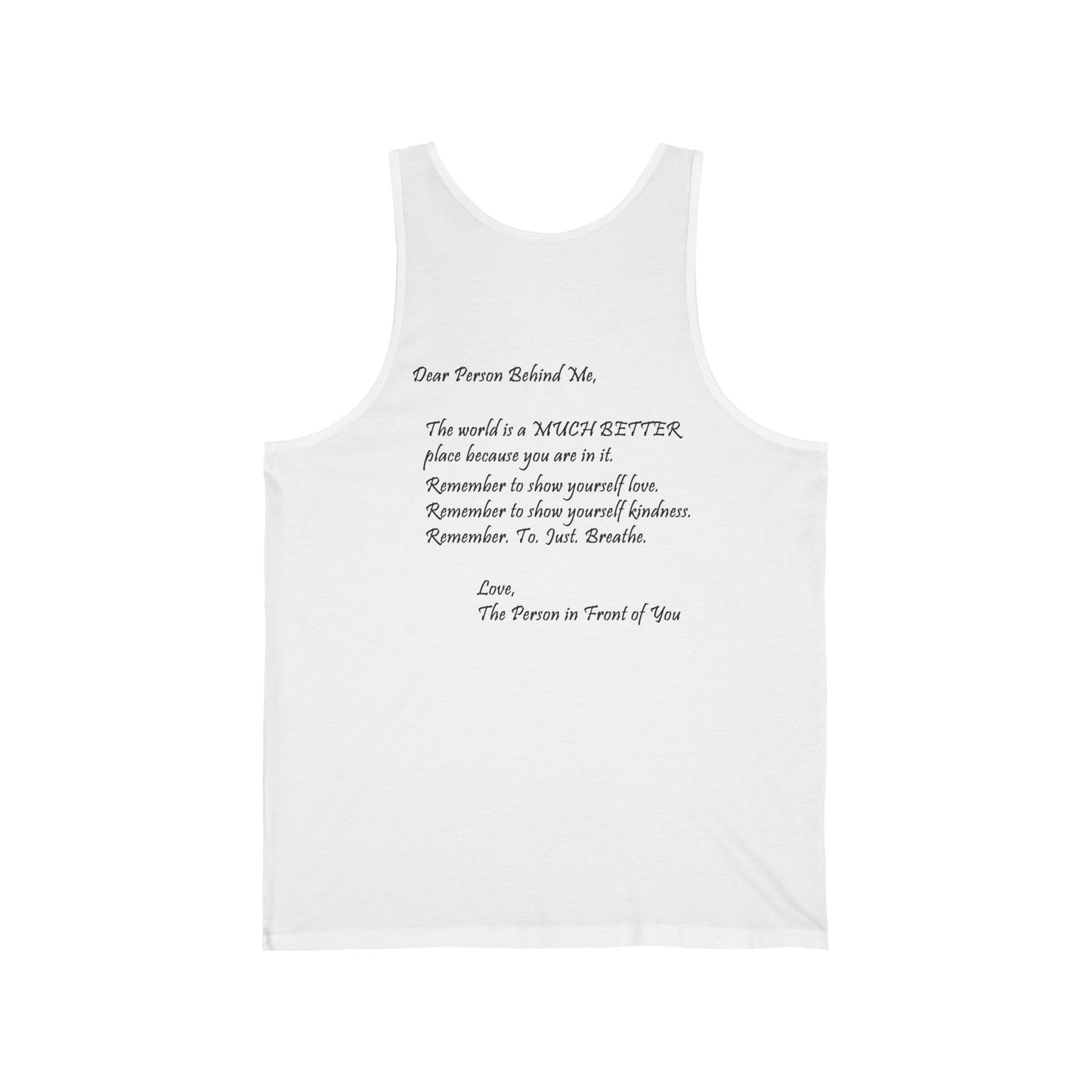 You Are Enough - Mental Health Awareness Unisex Jersey Tank