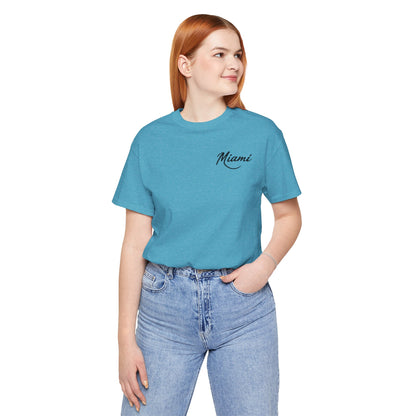 Retro Miami Unisex Jersey Short Sleeve Tee