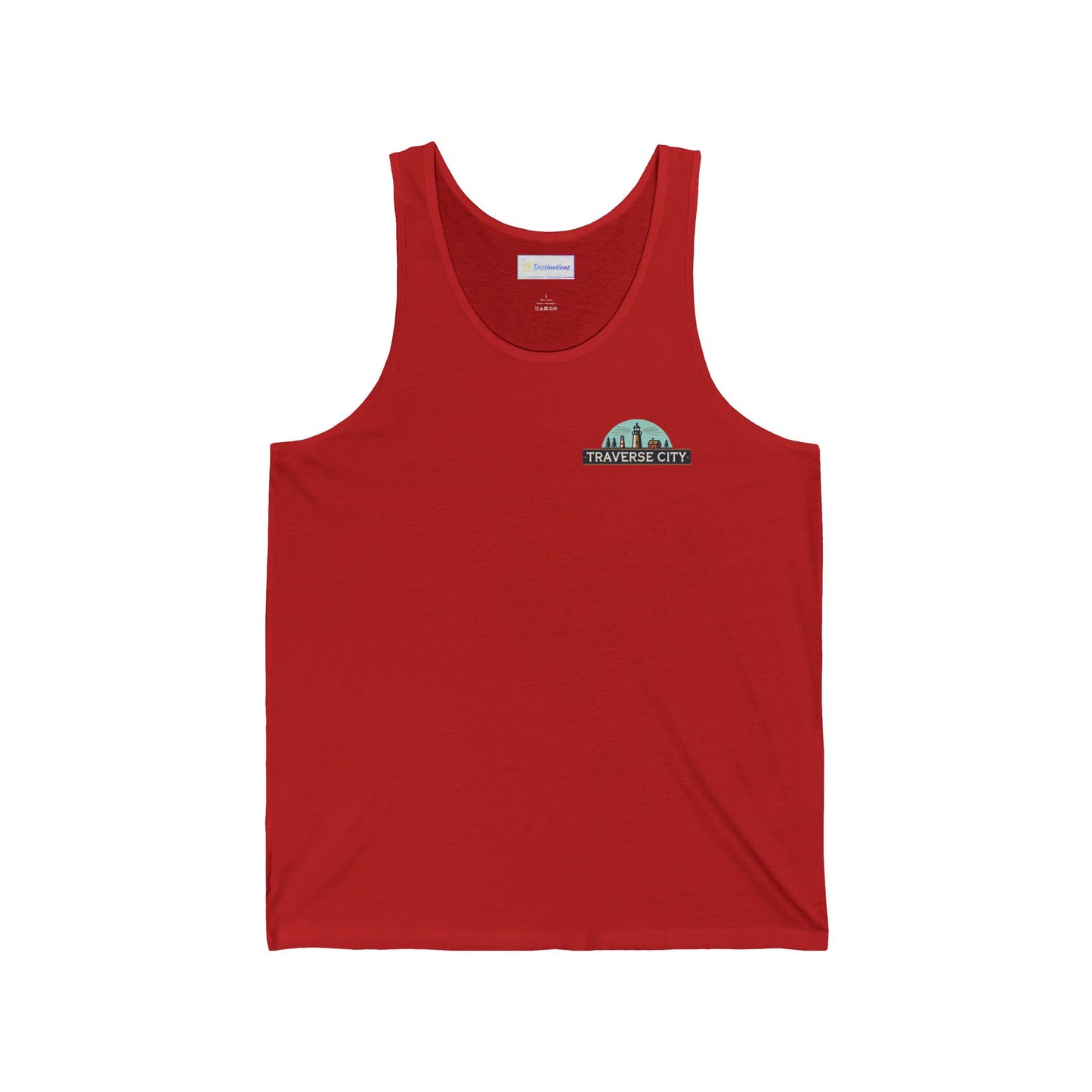 Vintage Traverse City Unisex Jersey Tank