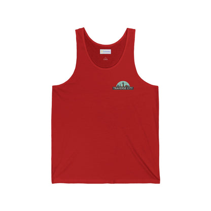 Vintage Traverse City Unisex Jersey Tank