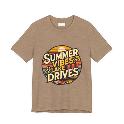 Summer Vibes & Lake Drives Short Sleeve Tee