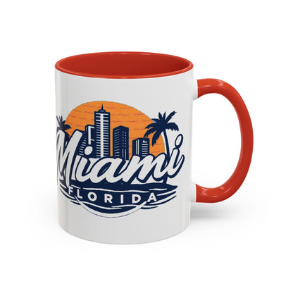 Retro Miami Accent Coffee Mug