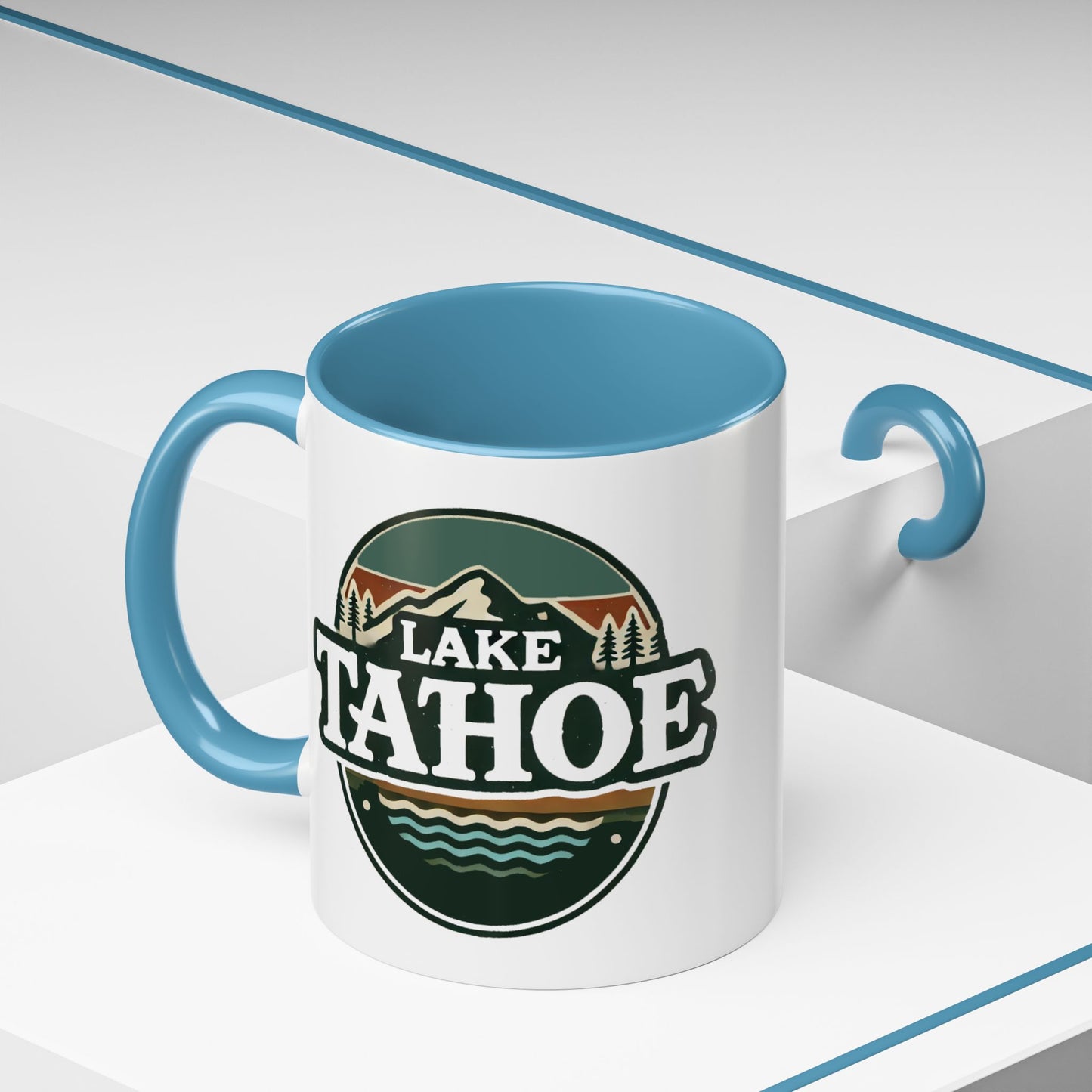 Vintage Lake Tahoe Accent Coffee Mug