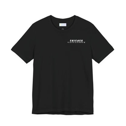 Latitudes Chicago Skyline Unisex Jersey Short Sleeve Tee