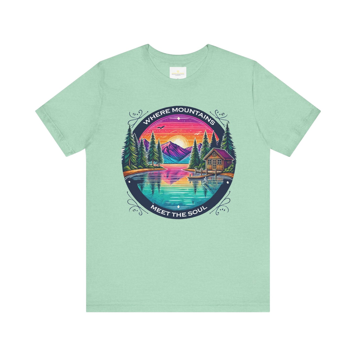 Where Mountains Meet the Soul Short Sleeve Tee