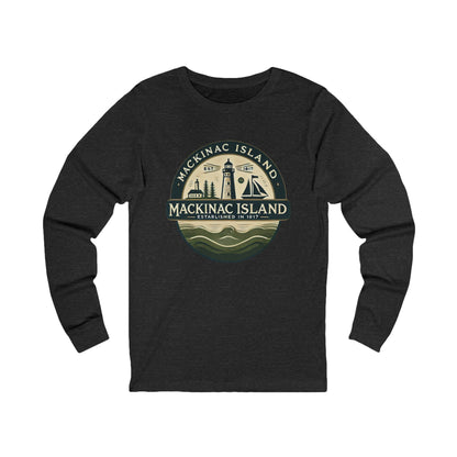 Vintage Mackinac Island Unisex Jersey Long Sleeve Tee