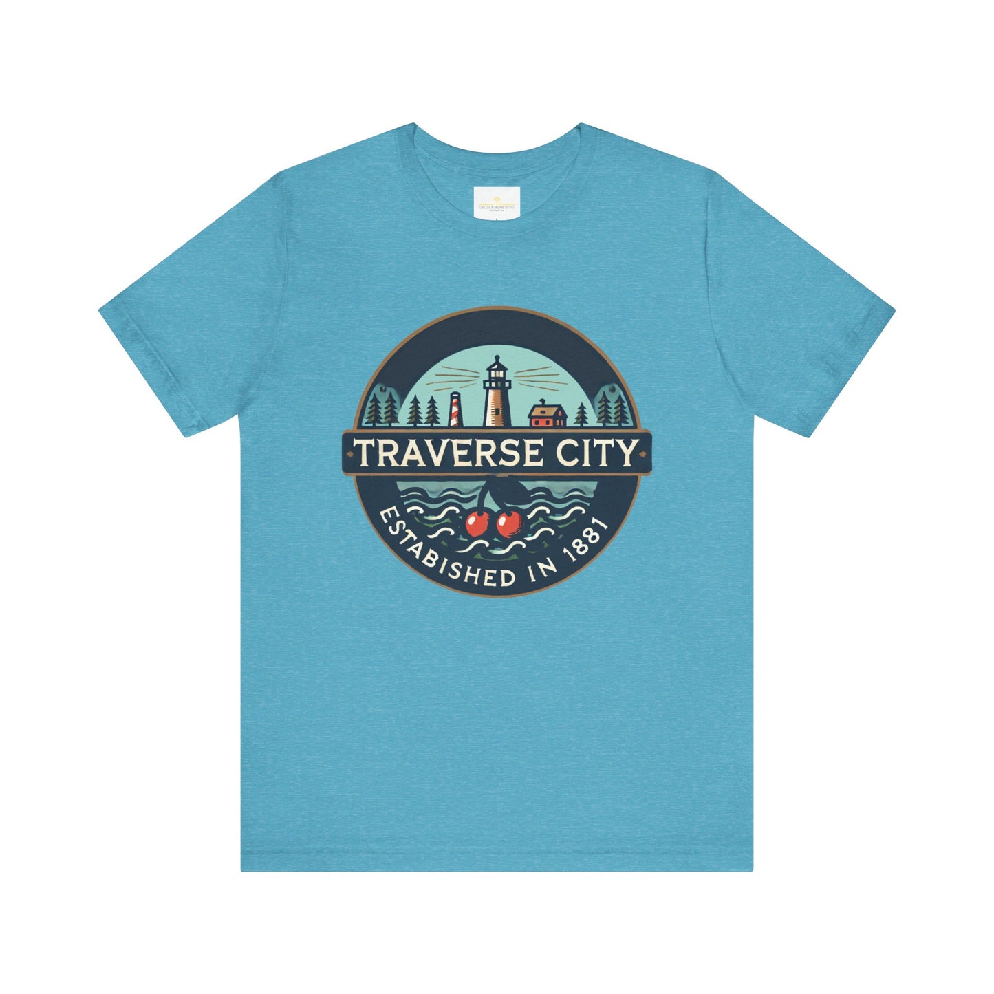 Vintage Traverse City Unisex Jersey Short Sleeve Tee