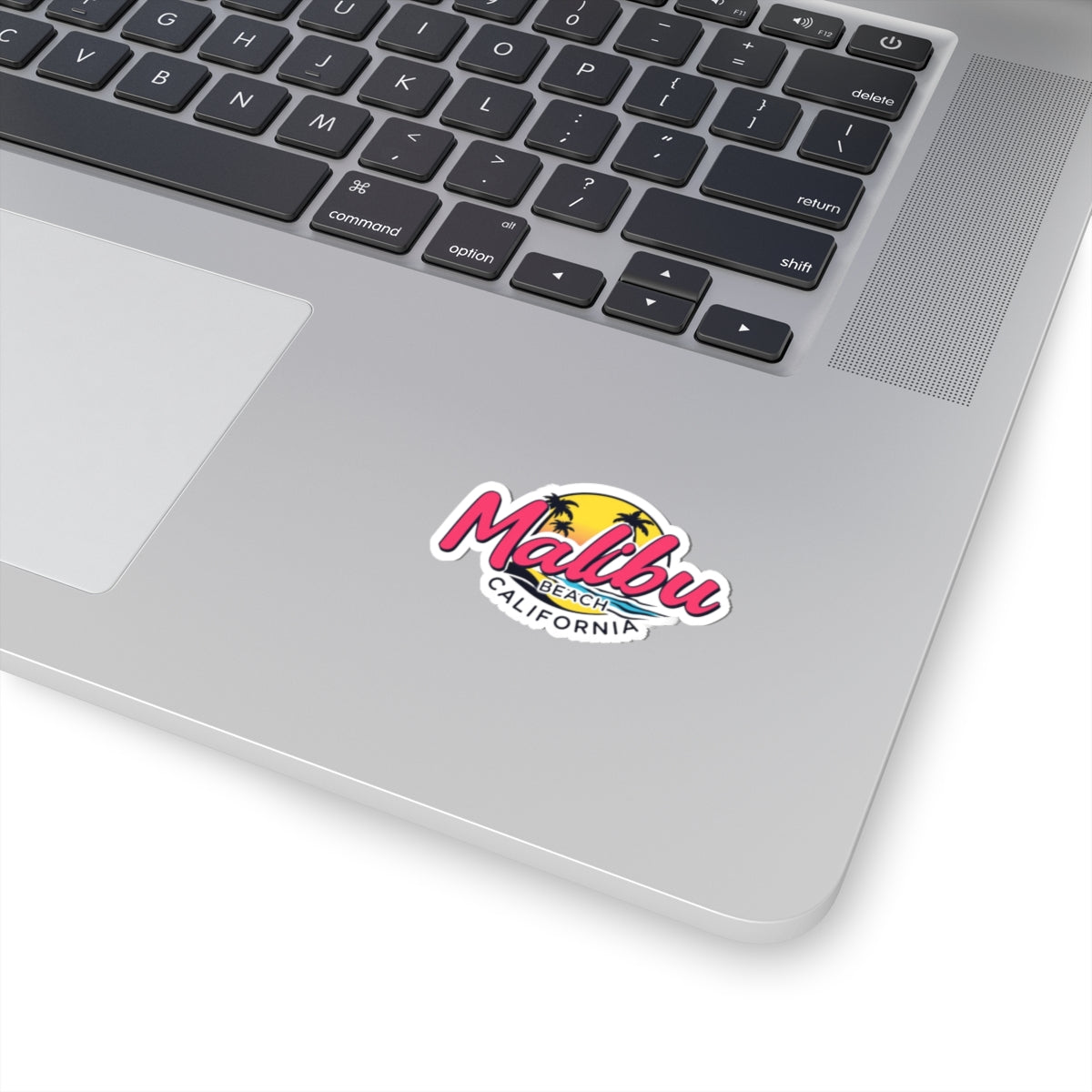 Retro Malibu Kiss-Cut Sticker