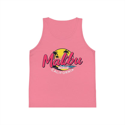 Retro Malibu Unisex Kids Jersey Tank Top